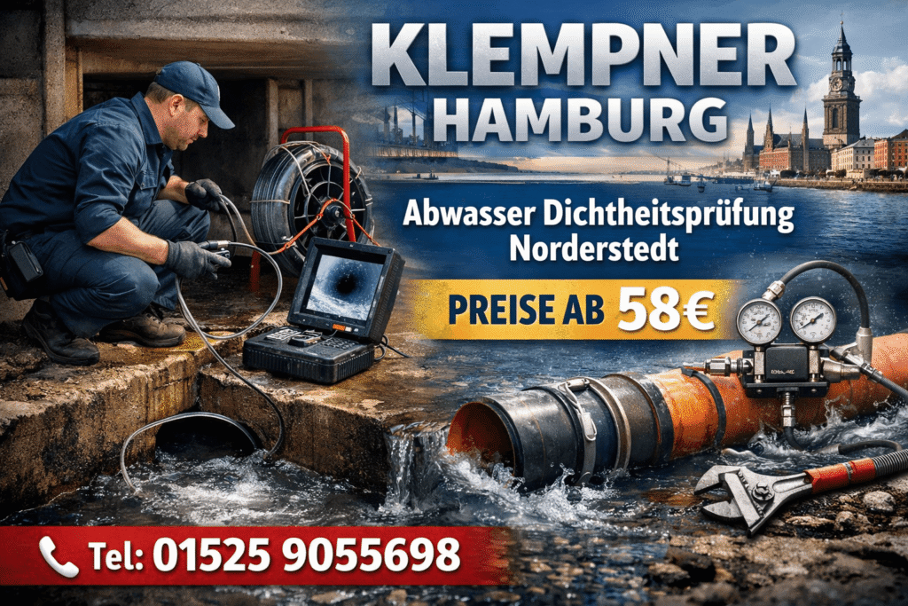 abwasser dichtheitsprüfung norderstedt