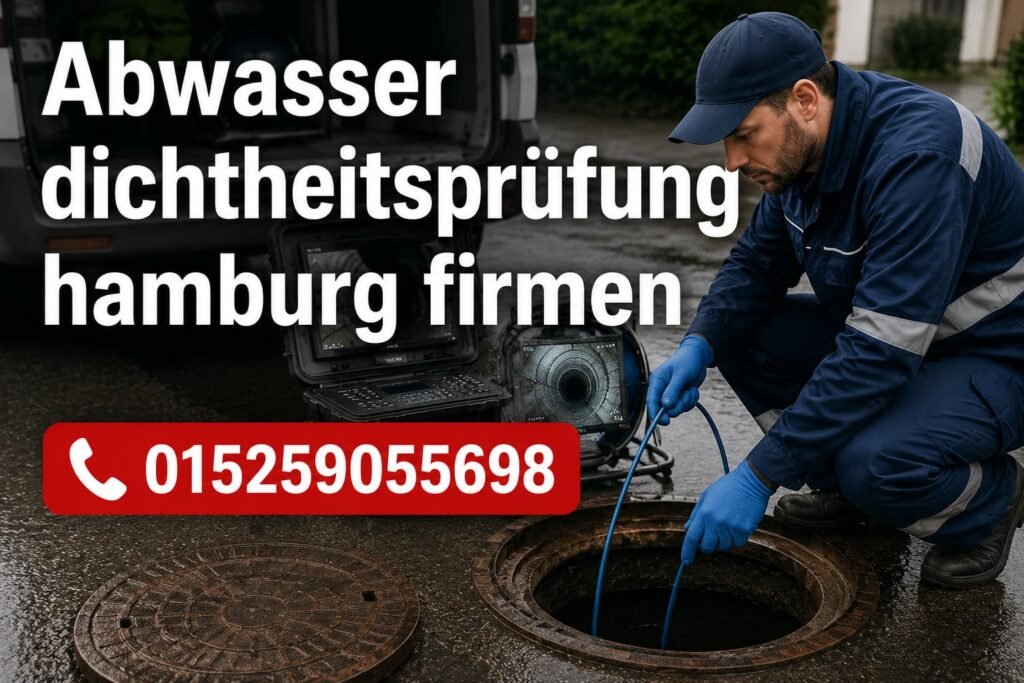 abwasser dichtheitsprüfung hamburg firmen