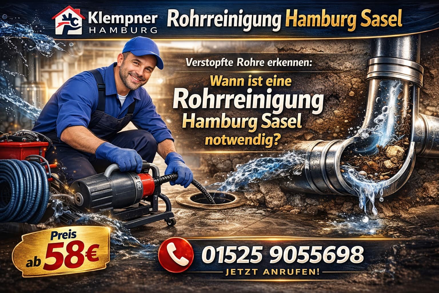 rohrreinigung hamburg sasel