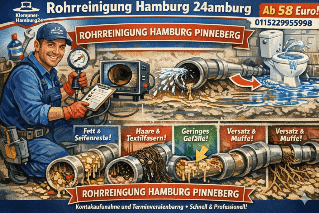Rohrreinigung Hamburg Pinneberg