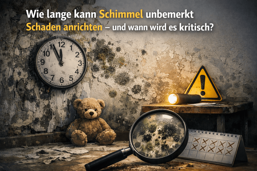 Schimmel an Wand zeigt versteckte Gefahr