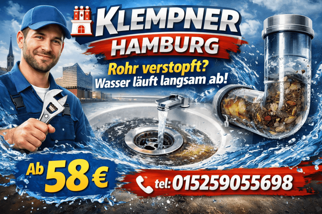 rohr verstopft wasser läuft langsam ab
