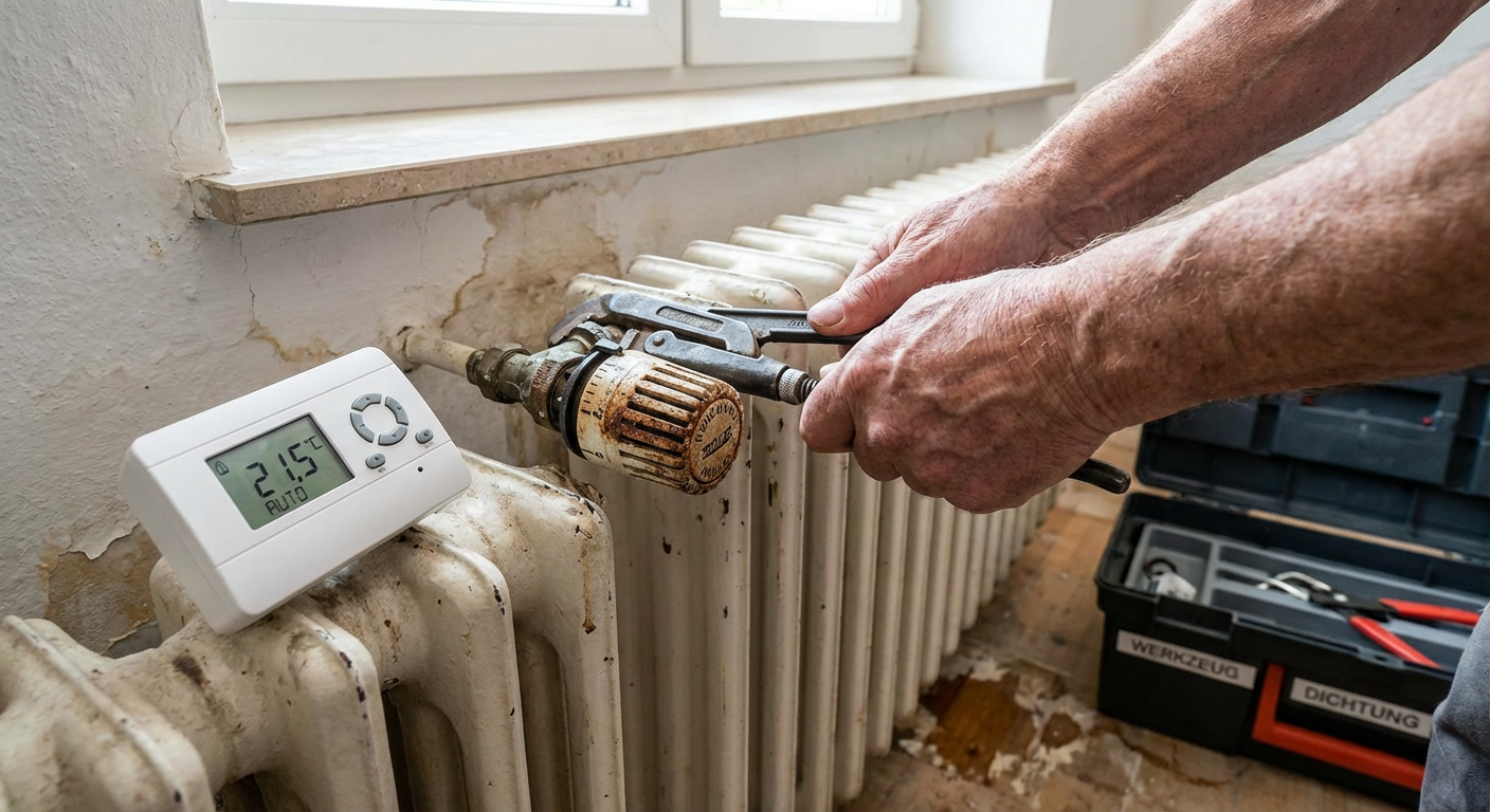 alte heizkörper thermostat tauschen