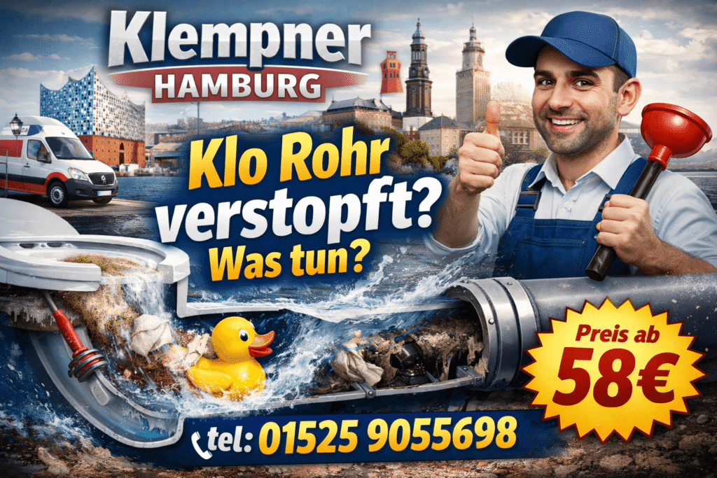 klo rohr verstopft was tun