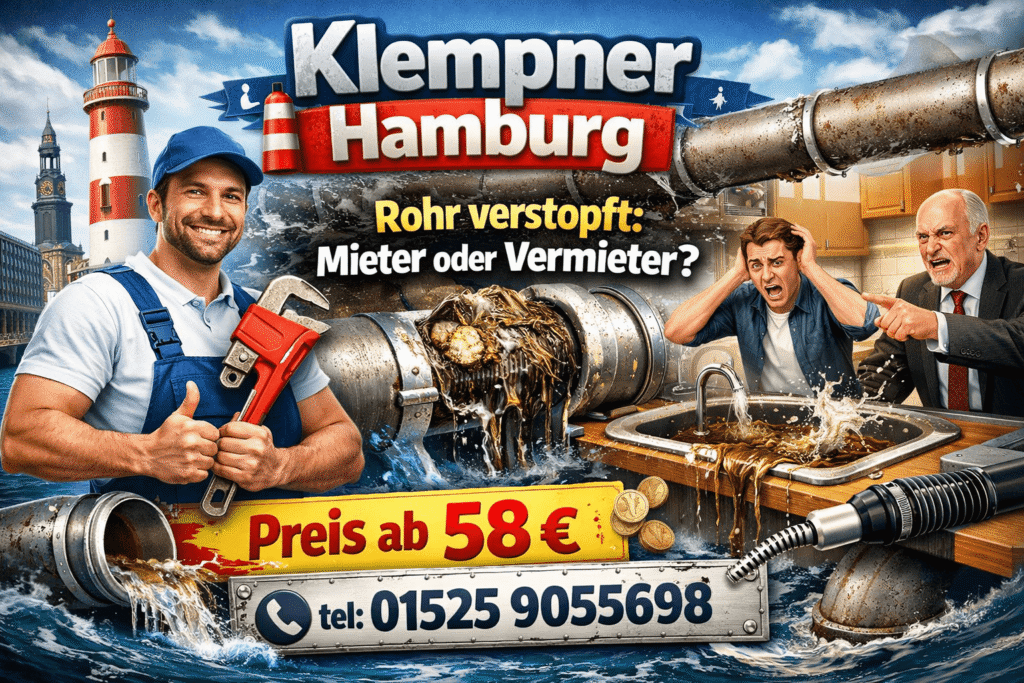 rohr verstopft mieter oder vermieter