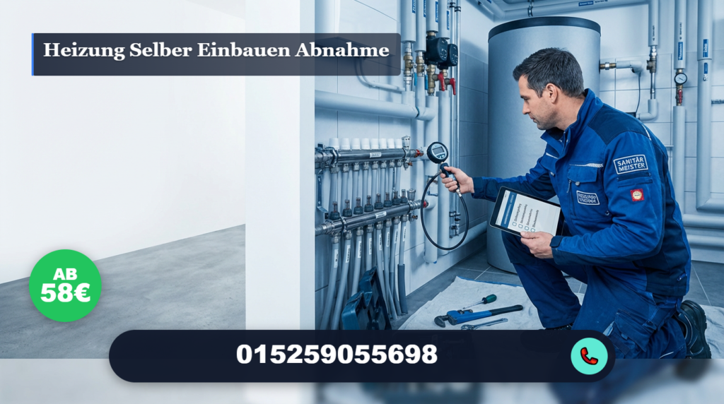 heizung selber einbauen abnahme