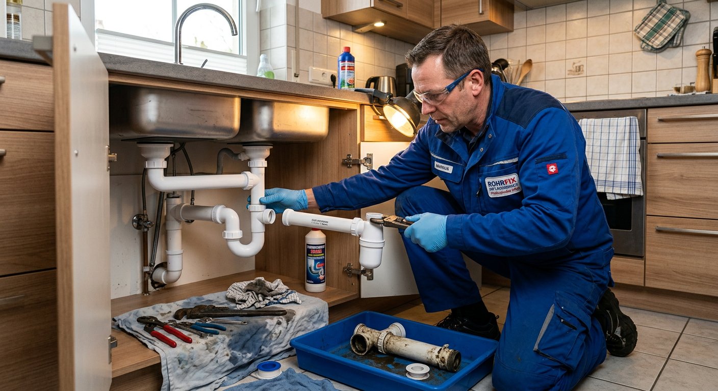 küche rohr verstopft was tun