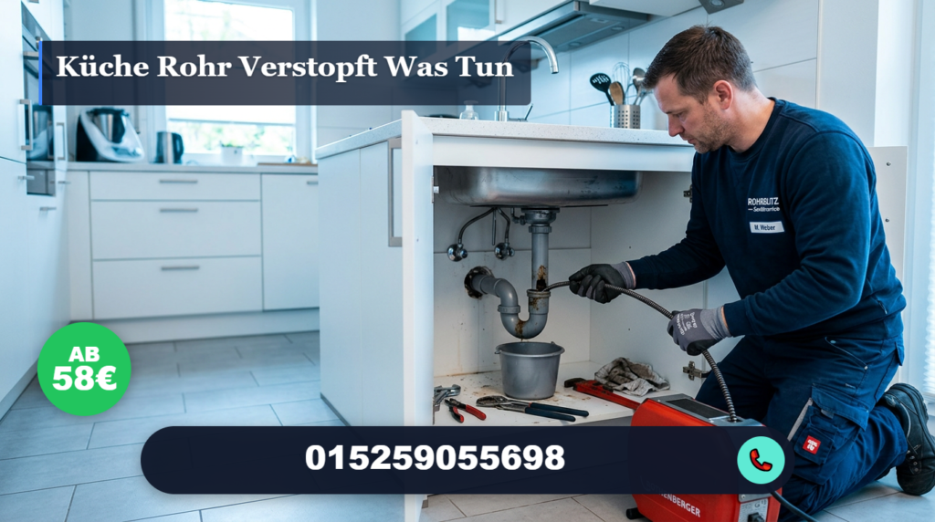 küche rohr verstopft was tun