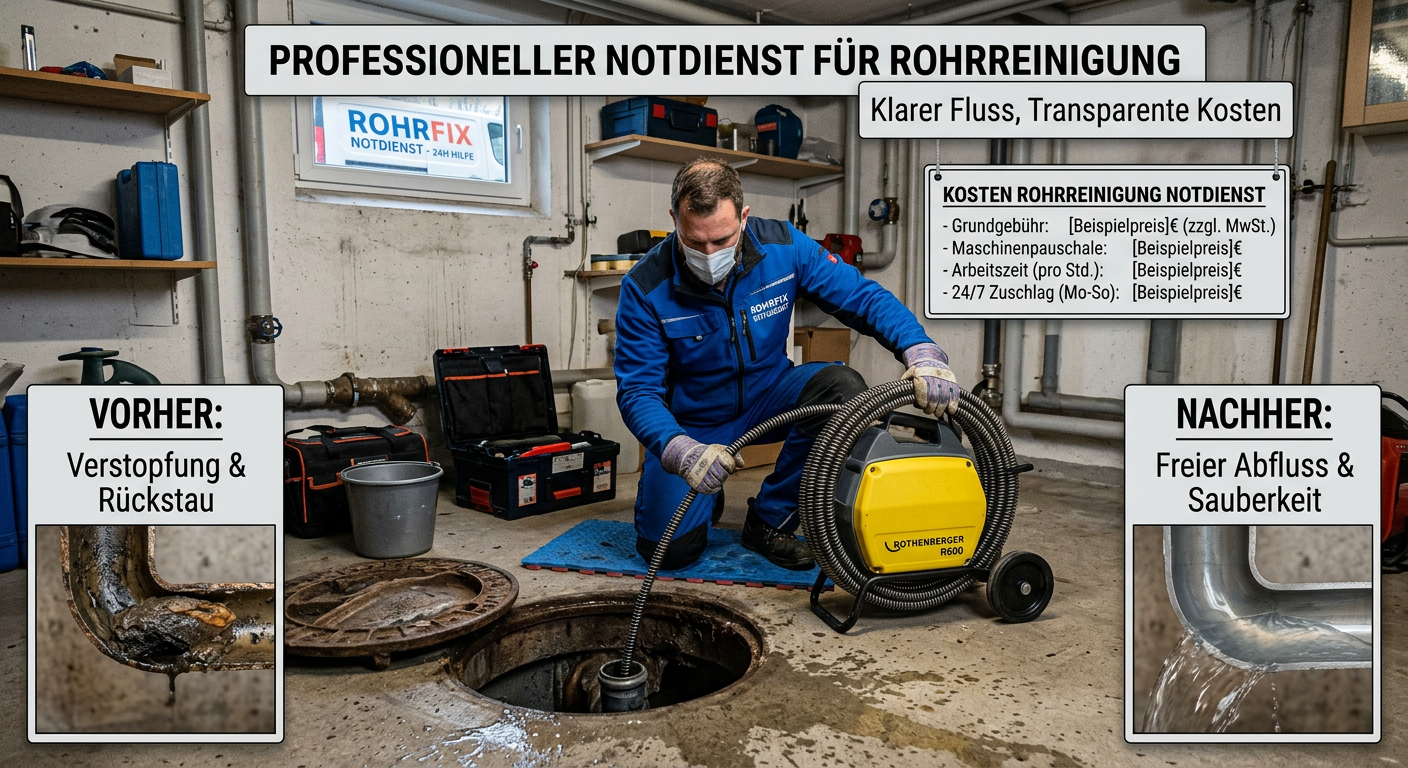 kosten rohrreinigung notdienst