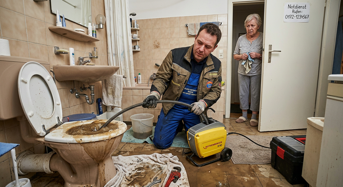 notdienst verstopfte toilette