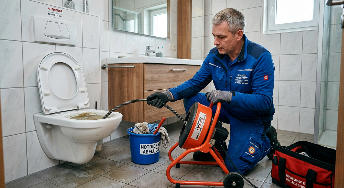 notdienst verstopfte toilette