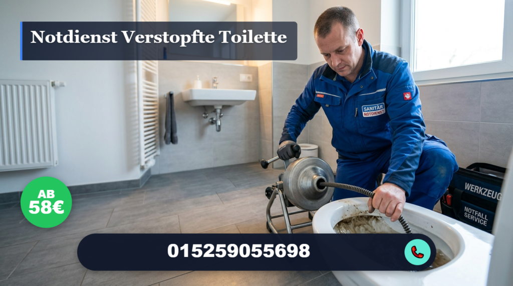 notdienst verstopfte toilette