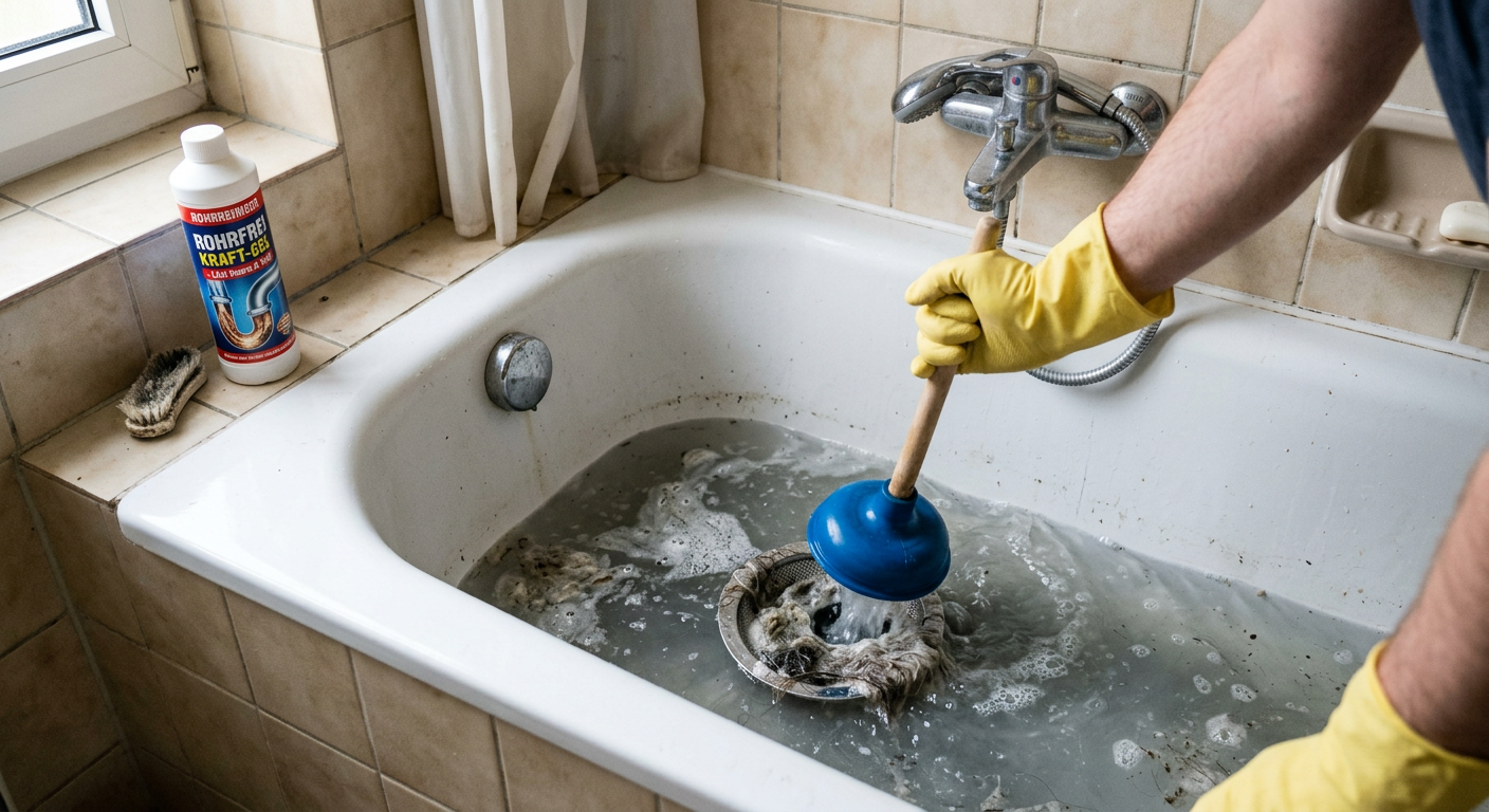 rohr verstopft badewanne