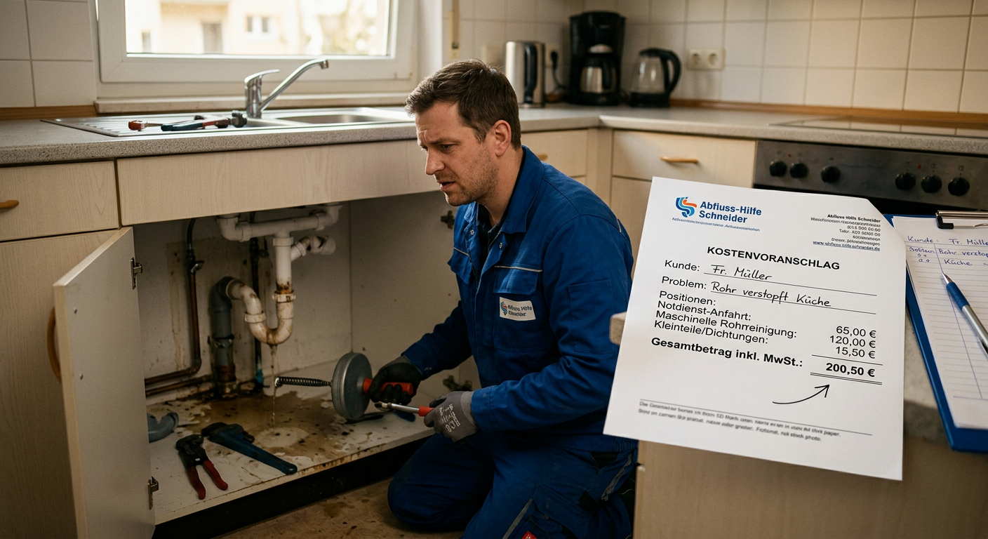 rohr verstopft kosten