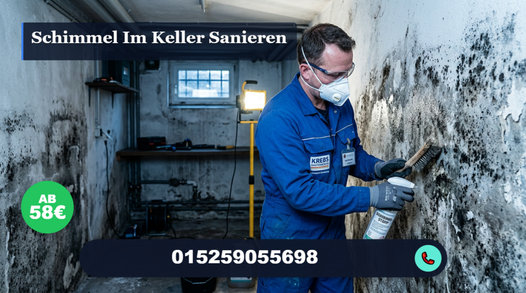 schimmel im keller sanieren