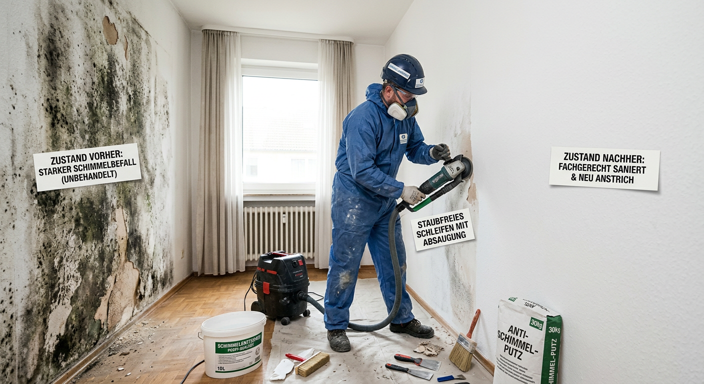 Schimmelsanierung Innenwand