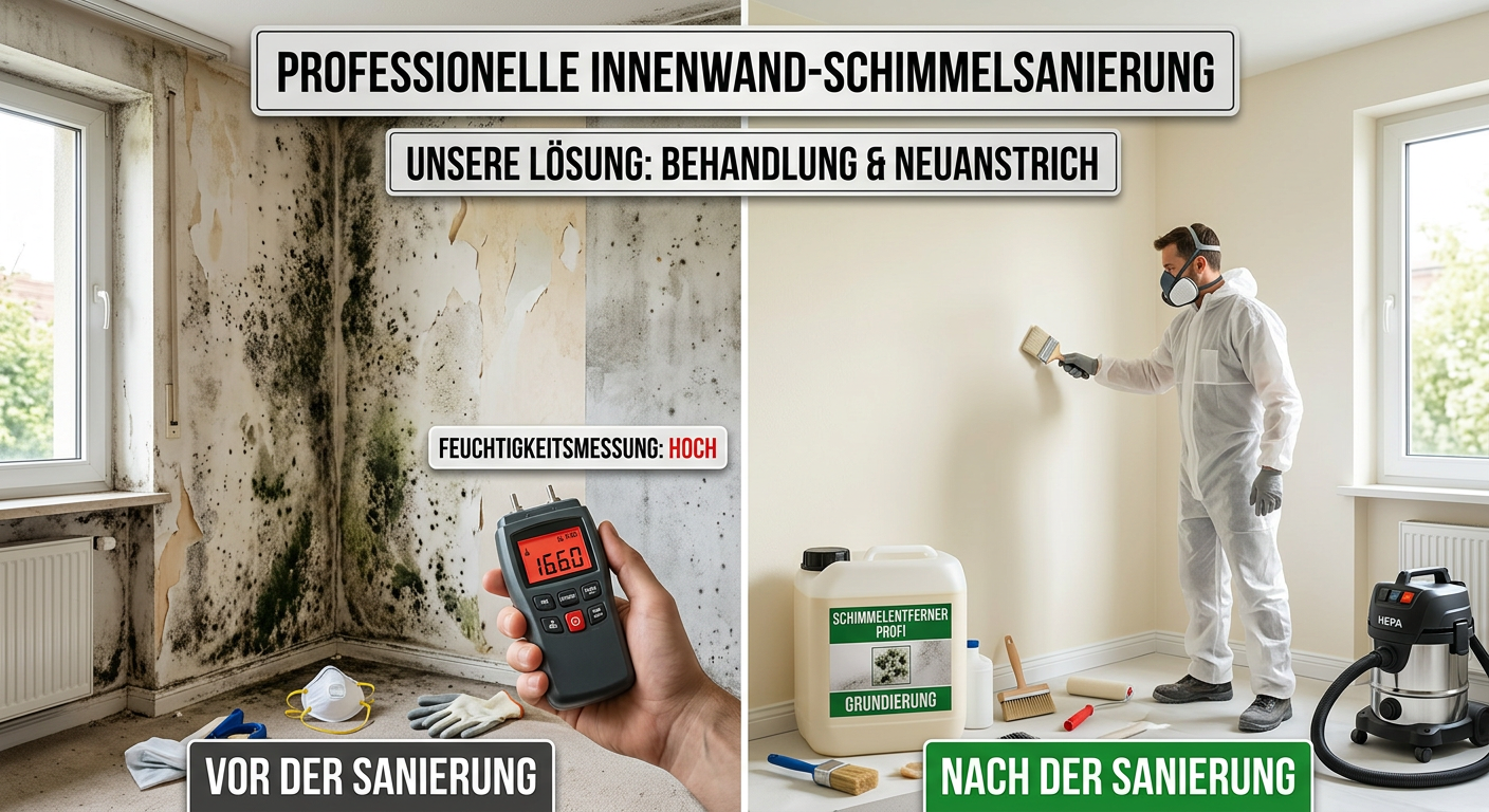 Schimmelsanierung Innenwand