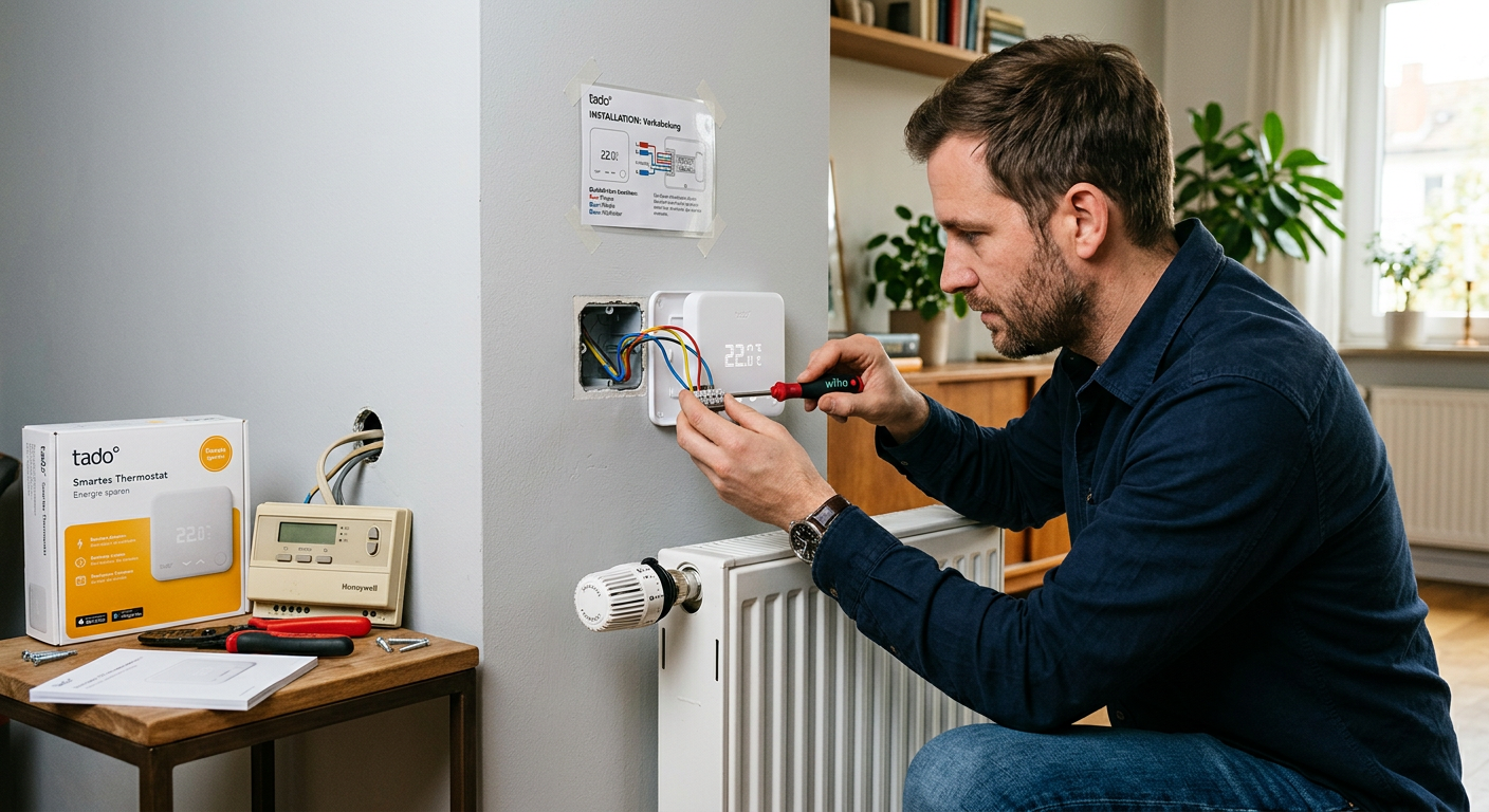tado smartes thermostat installieren