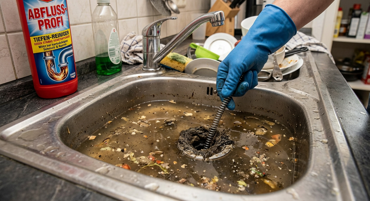 tiefe verstopfung abfluss
