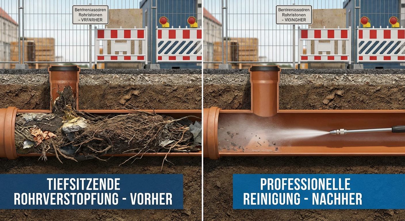 tiefsitzende rohrverstopfung