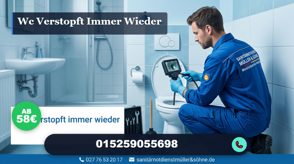 wc verstopft immer wieder