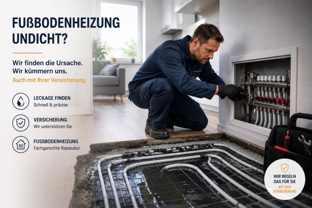 fußbodenheizung undicht versicherung