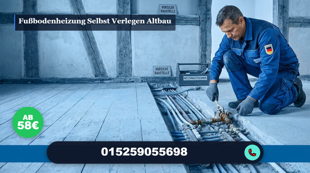 fußbodenheizung selbst verlegen altbau