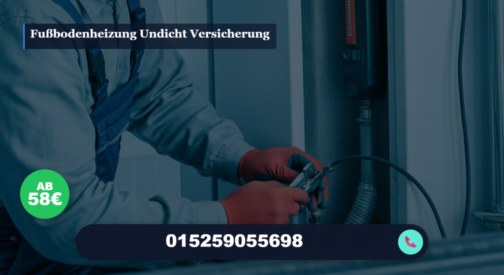 fußbodenheizung undicht versicherung