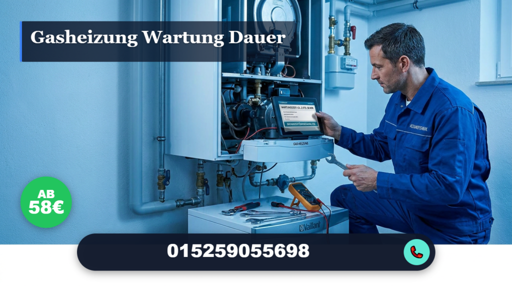gasheizung wartung dauer