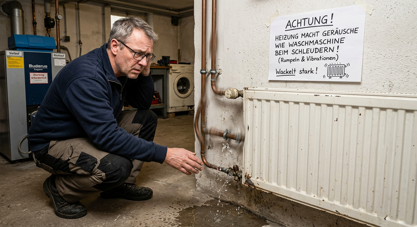 heizung macht geräusche wie waschmaschine