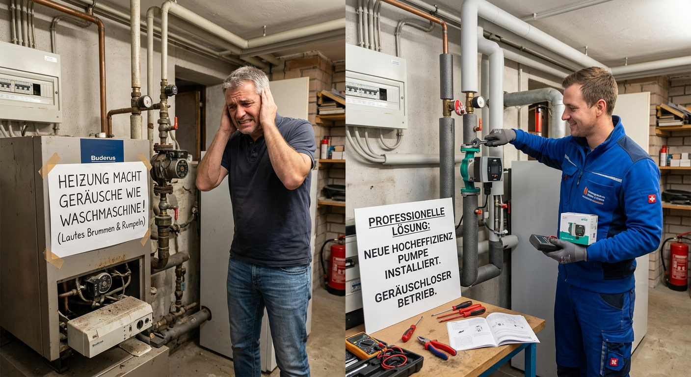 heizung macht geräusche wie waschmaschine