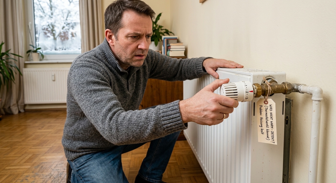 heizung wird nicht warm thermostatventil