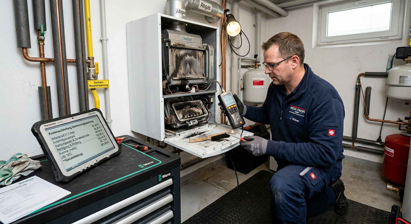 heizungswartung kosten gas