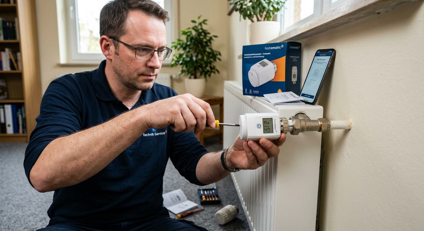 homematic ip thermostat installieren
