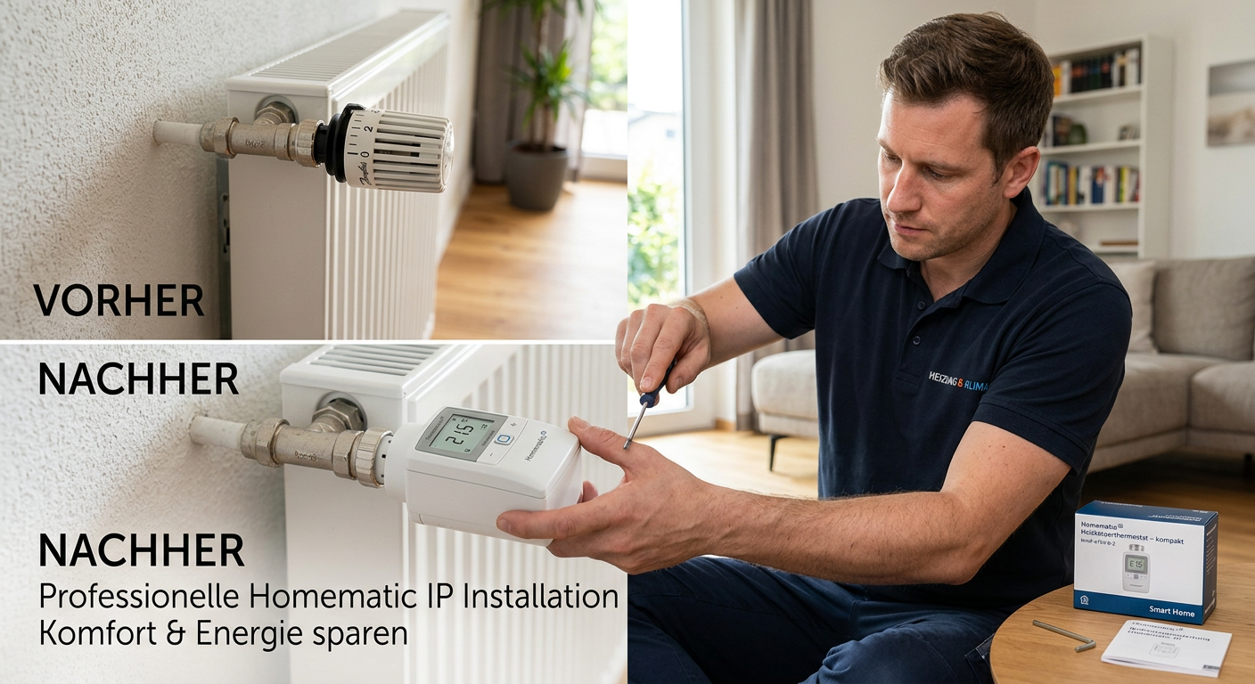 homematic ip thermostat installieren