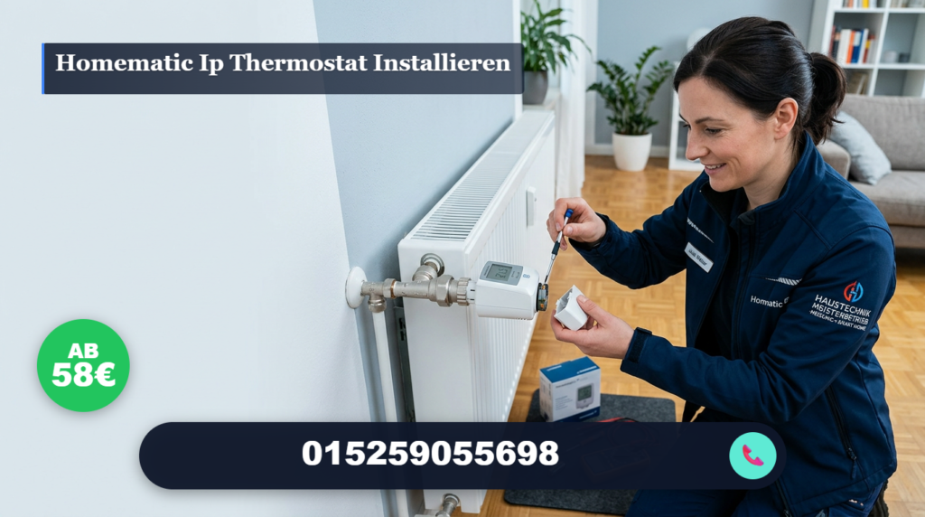 homematic ip thermostat installieren