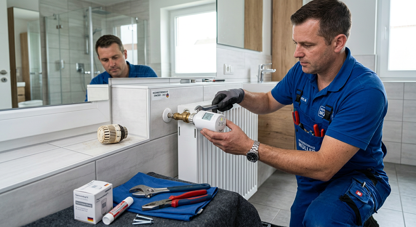 thermostat wechseln bad