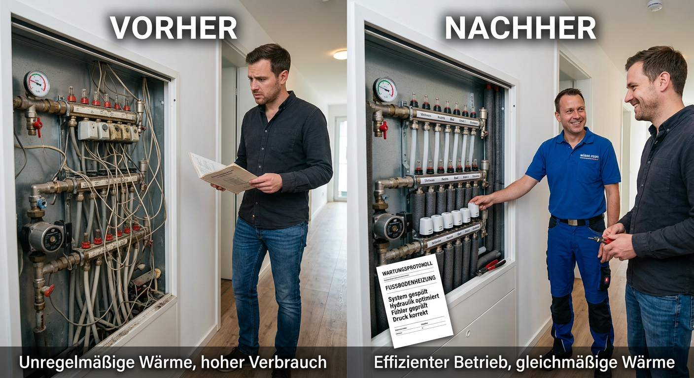 wartung fußbodenheizung mieter