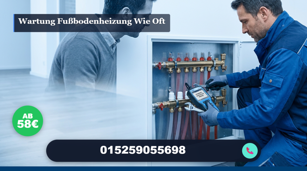 wartung fußbodenheizung wie oft