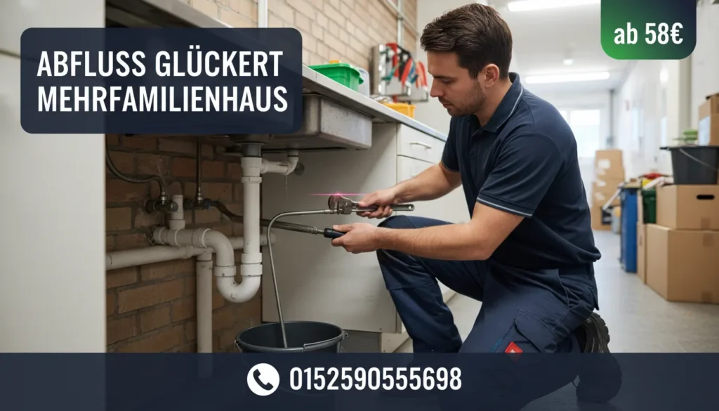 abfluss gluckert mehrfamilienhaus