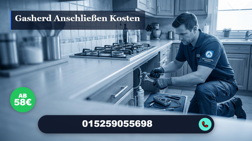 gasherd anschließen kosten