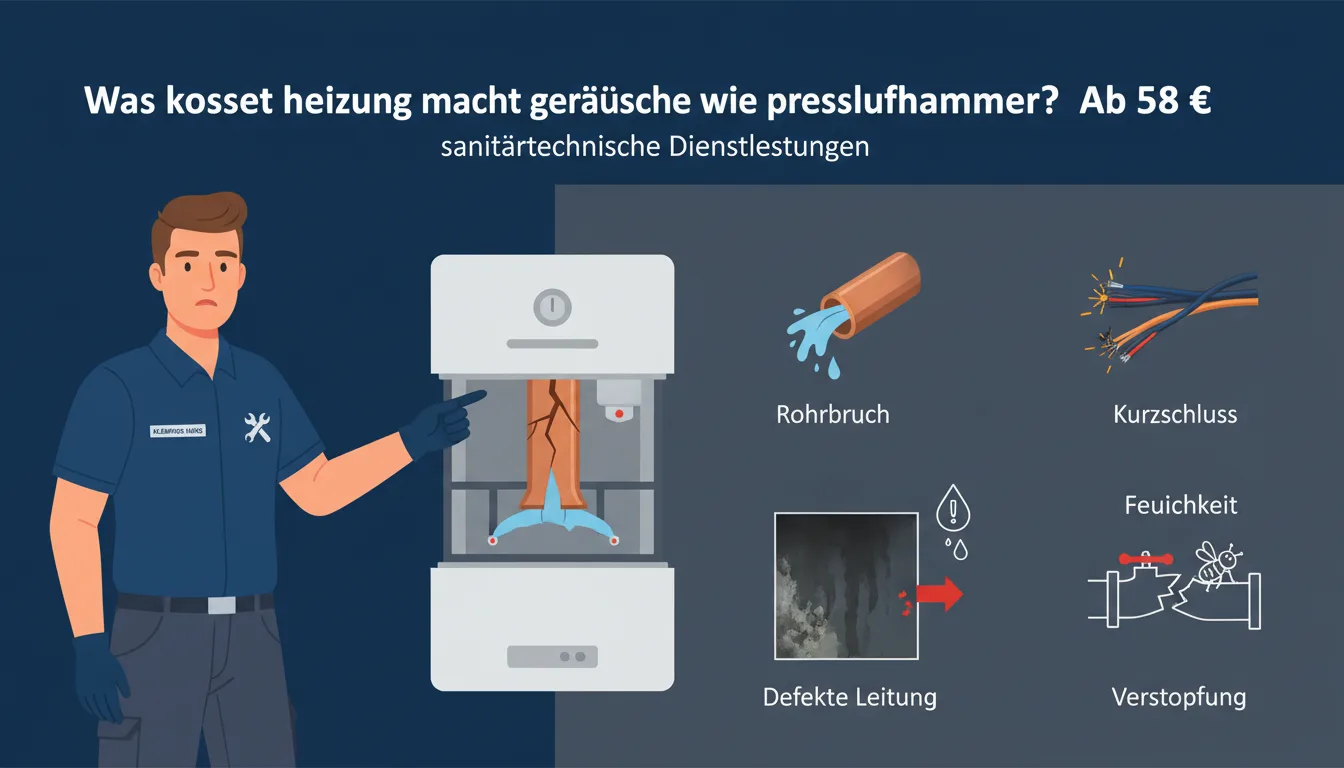heizung macht geräusche wie presslufthammer – Problem