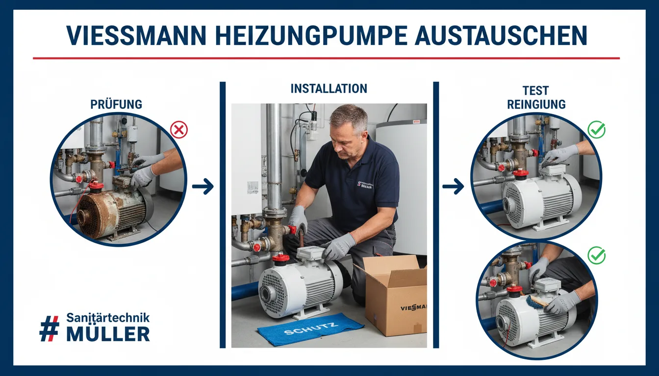 viessmann heizungspumpe austauschen – Lösung