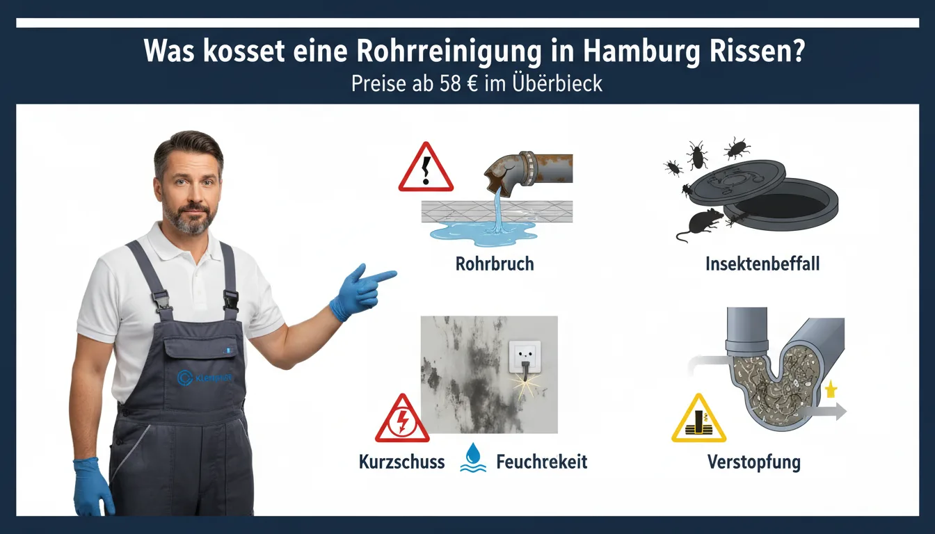 rohrreinigung hamburg rissen – Problem