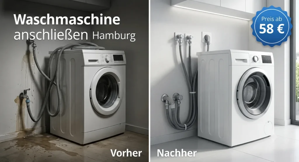Waschmaschine anschließen Hamburg
